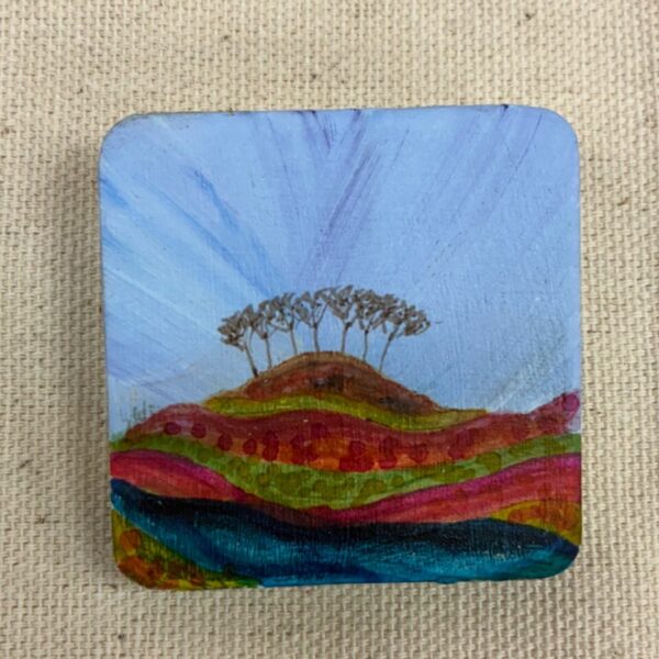 Trees on a Hill Brooch