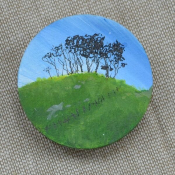 Trees on a Hill Brooch