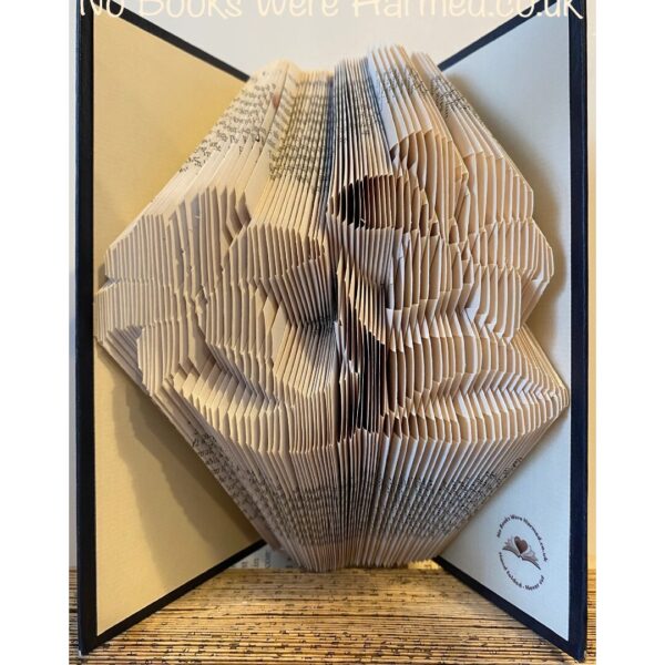 Two Lillies Book Sculpture