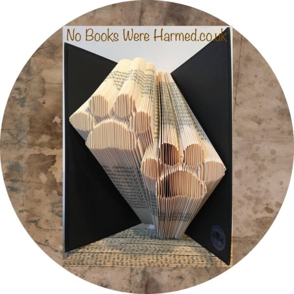 Two Paws Book Sculpture
