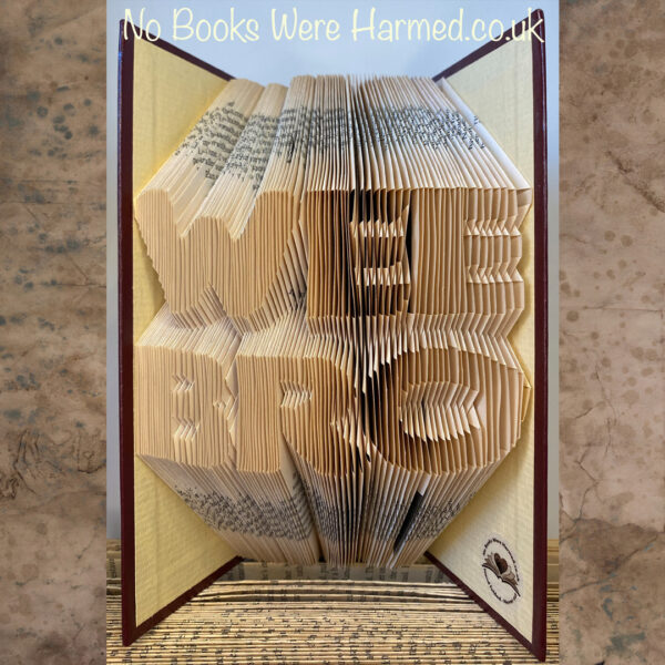 Wee Bro Book Sculpture