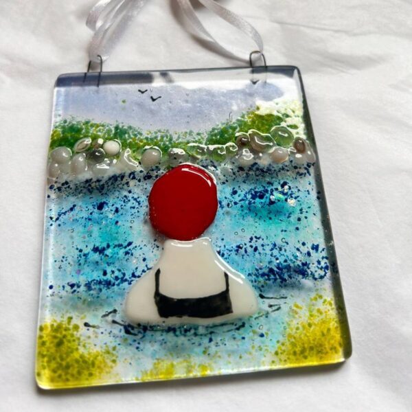 Fused Glass Wild Swimmer Decoration