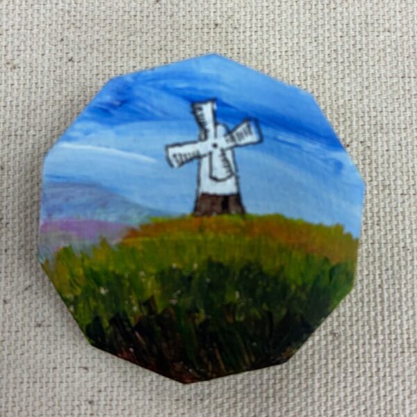Windmill Brooch