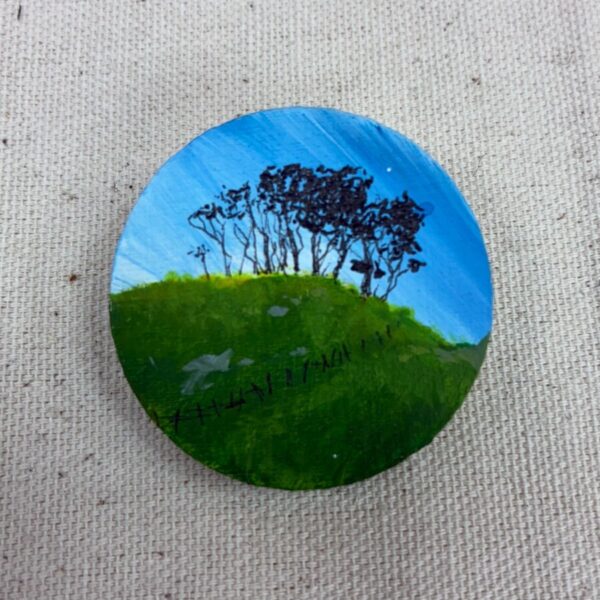 Windswept Trees Brooch