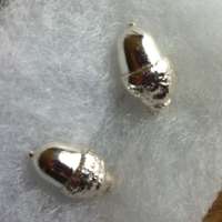 Acorn Post Earrings thumbnail