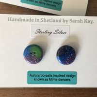 Aurora Button Earrings thumbnail