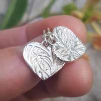 Honeysuckle Heart Earrings thumbnail