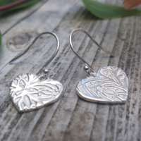 Honeysuckle Heart Earrings thumbnail