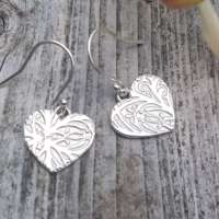 Honeysuckle Heart Earrings thumbnail