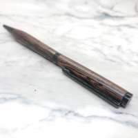 Wenge Wood Slimline Pen with Black Finish thumbnail