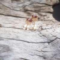 Glenshiel Garnet Gold Jewellery Set thumbnail