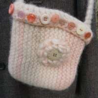 Peach Parfait Crocheted Handbag thumbnail