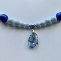 Blue Wave Swarovski Necklace thumbnail