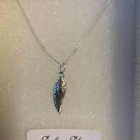 Angel Wing Sterling Silver Necklace thumbnail