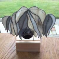 Stained Glass Highland Cow Tealight thumbnail