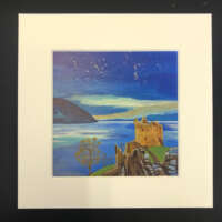 Urquhart Castle Starry Night Print thumbnail