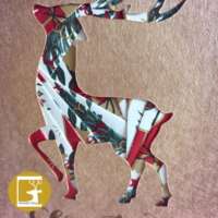 "Standing Deer" Christmas Card thumbnail