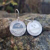 Sterling Silver Port Hole Earrings thumbnail