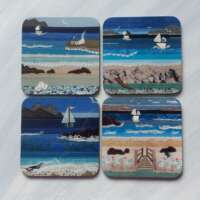 Set of Four Seascape Coasters (Matching Placemats) thumbnail
