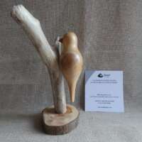 Damson Wood Bird on Driftwood thumbnail