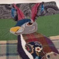 Decorative Hare Cushion thumbnail