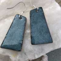 Blue Sea Foam Earrings thumbnail