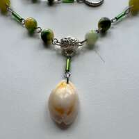 Green and Yellow Boho Style Necklace thumbnail