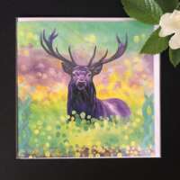Celtic Stag Card thumbnail