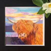 Highland Cow Card thumbnail
