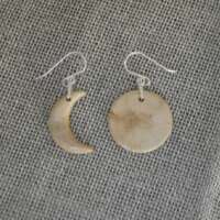 Holly Wood Sun and Moon Earrings thumbnail