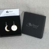 Holly Wood Sun and Moon Earrings thumbnail