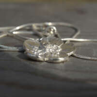 Sterling Silver Buttercup Necklace thumbnail