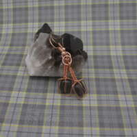 Rose Gold Plated Smokey Quartz Earrings thumbnail