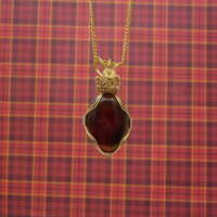 Gold Plated Agate Pendant thumbnail
