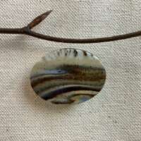 Mountain Snow and Sand Ceramic Brooch thumbnail