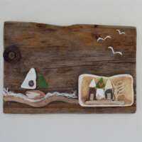 Driftwood Sea and Shore Wall Art thumbnail