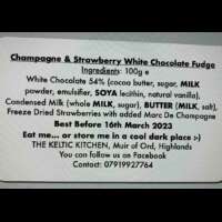 Champagne and Strawberry White Chocolate Fudge thumbnail