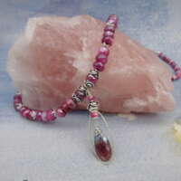 Pink Moonstone Fairytale Necklace thumbnail