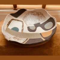 Ethnic Art Stoneware Bowl thumbnail