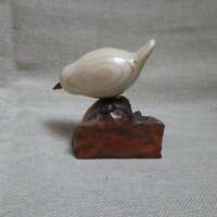 Pine Wood Wren Sculpture thumbnail