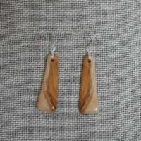 Yew Wood Drop Earrings thumbnail
