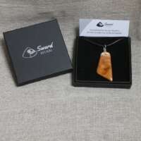 Yew Wood Asymmetric Pendant thumbnail