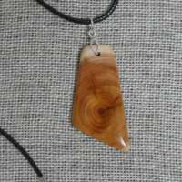 Yew Wood Asymmetric Pendant thumbnail