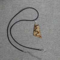 Spalted Beech Asymmetric Pendant thumbnail
