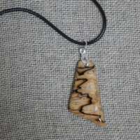 Spalted Beech Asymmetric Pendant thumbnail