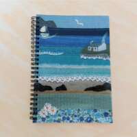 "Cottage by the Shore" A5 Notebook thumbnail