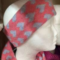 Hearts Headband Pale Lilac thumbnail