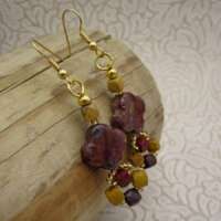 Agate and Mookaite Icon Earrings thumbnail