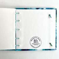 Square Blue Green Abstract Circles Watercolour Sketchbook thumbnail