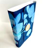 A6 Blue Leaf Cyanotype Softcover Journal thumbnail